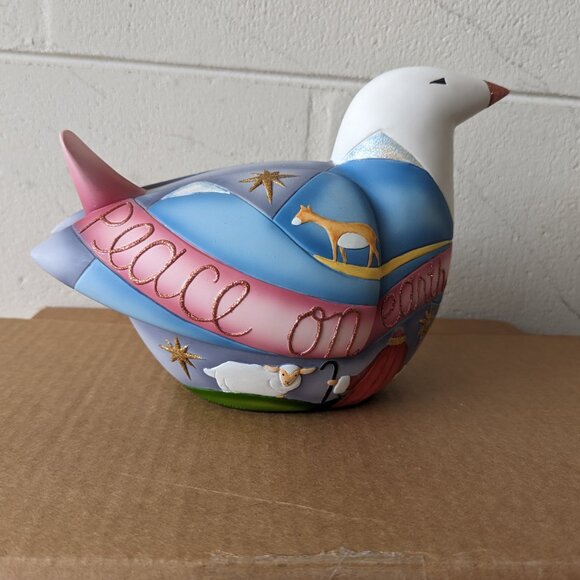 Kate Holmes Christmas Dove Figurine Sculpture Peace on Earth - Picture 4 of 11